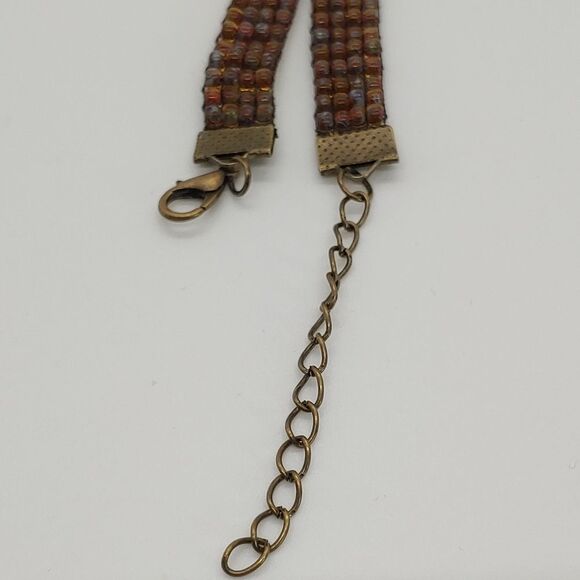 Loom Beaded Bracelets Brown Multi - Color - Picture 4 of 4